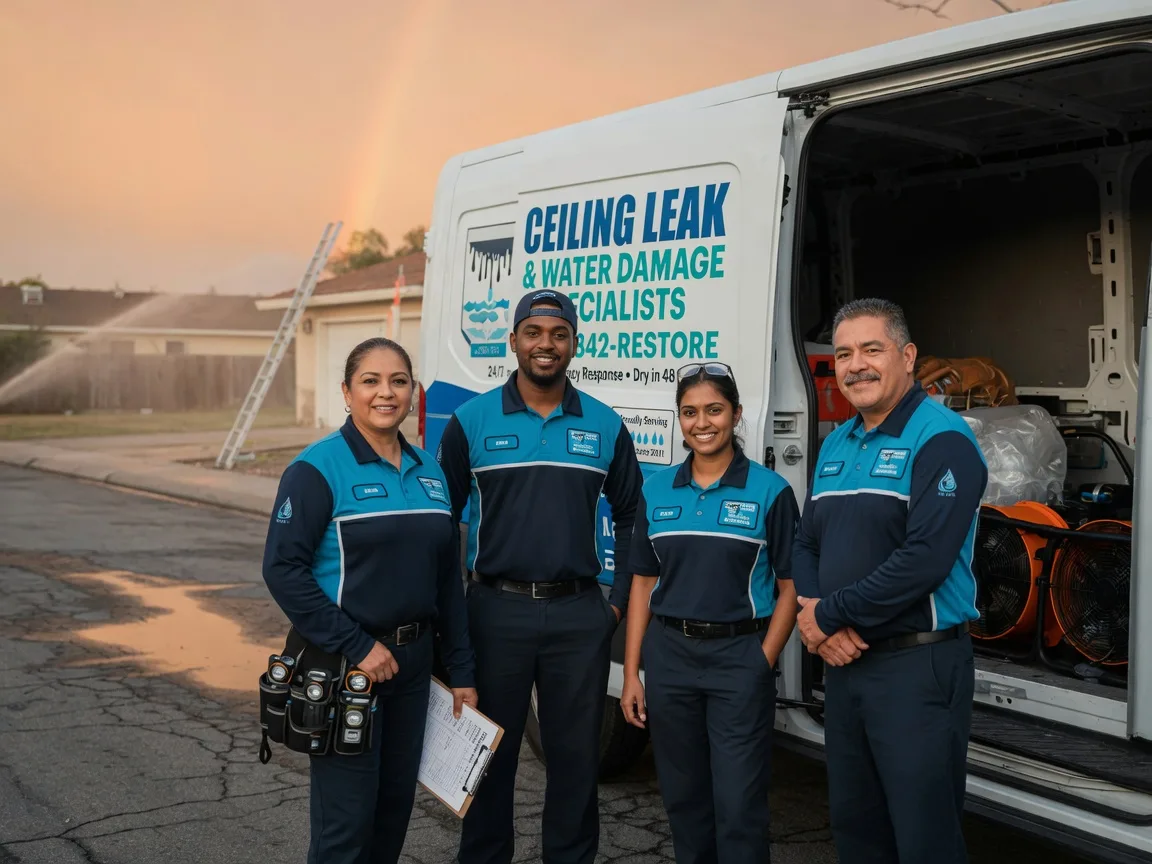Ceiling Leak Cleanup company in Gipsy, PA