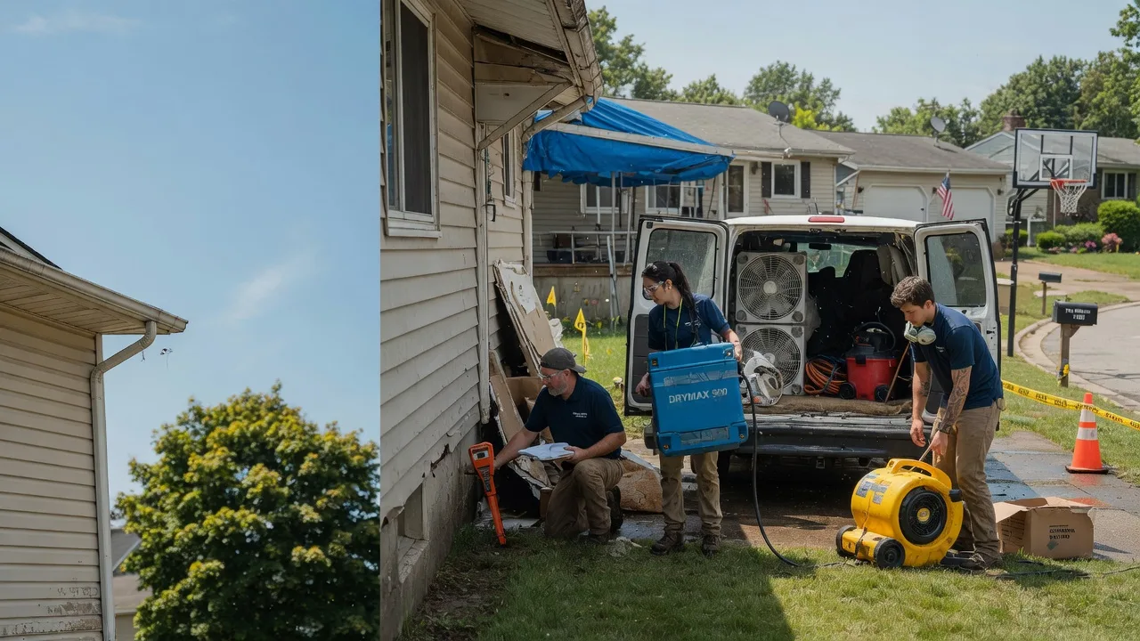 Ceiling Leak Cleanup in Gipsy, PA near me